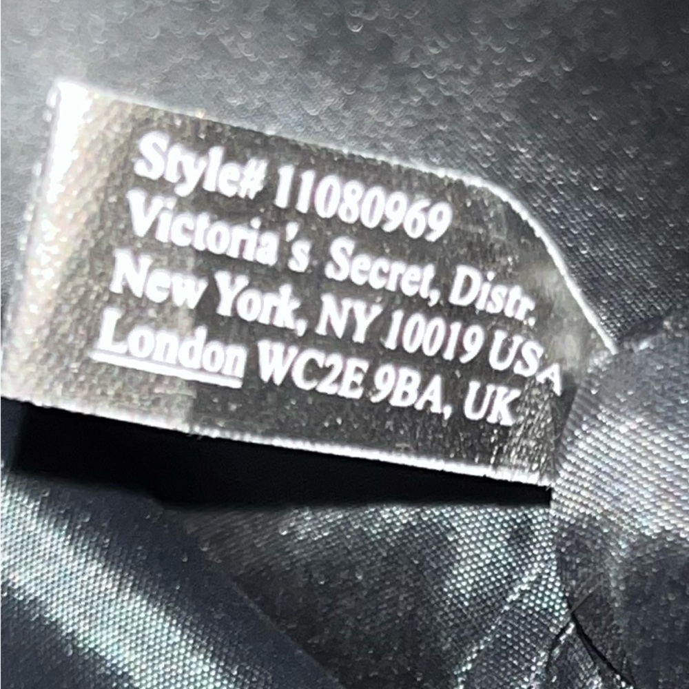 Victoria Secret Black String Backpack - image 6
